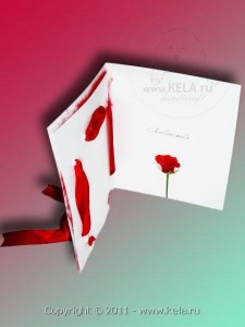 Модель KELA.RU № 154 Валентинка открытка