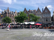 средневековый город Гент, Бельгия