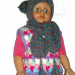 Random image: Модель KELA.RU № 052 Шапочка и шарф с кистями