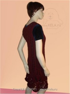 Модель KELA.RU № 131 Платье "Бордо"