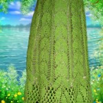 Random image: ажурная юбка крючком лето