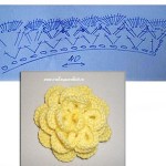Random image: Берет "Жёлтые розы" наборное кружево ирландское кружево