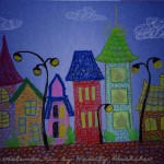 Random image: сказочная улица,феи,гномы,масляная пастель