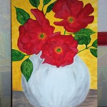 Random image: Натюрморт "Красные цветы"