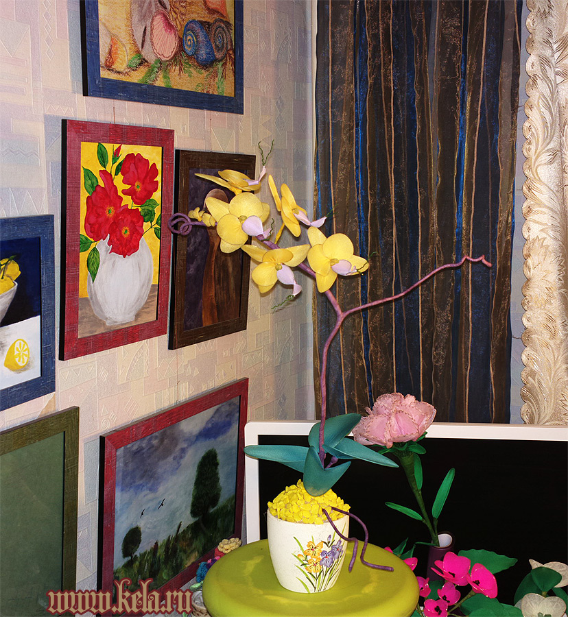 Цветы из капрона серия "Воздушный соблазн"