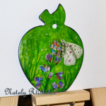 Random image: Разделочная доска, бабочка, ручная роспись, художник Наталья Ртищева