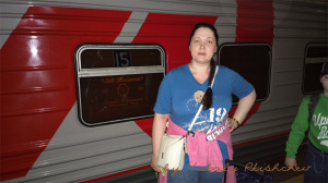 Отправляемся с Ленинградского вокзала в Москве на фирменном поезде "Лев Толстой"